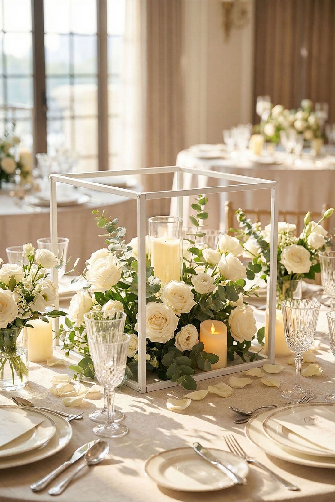 Metal Flower Stand Rack for Wedding Decor