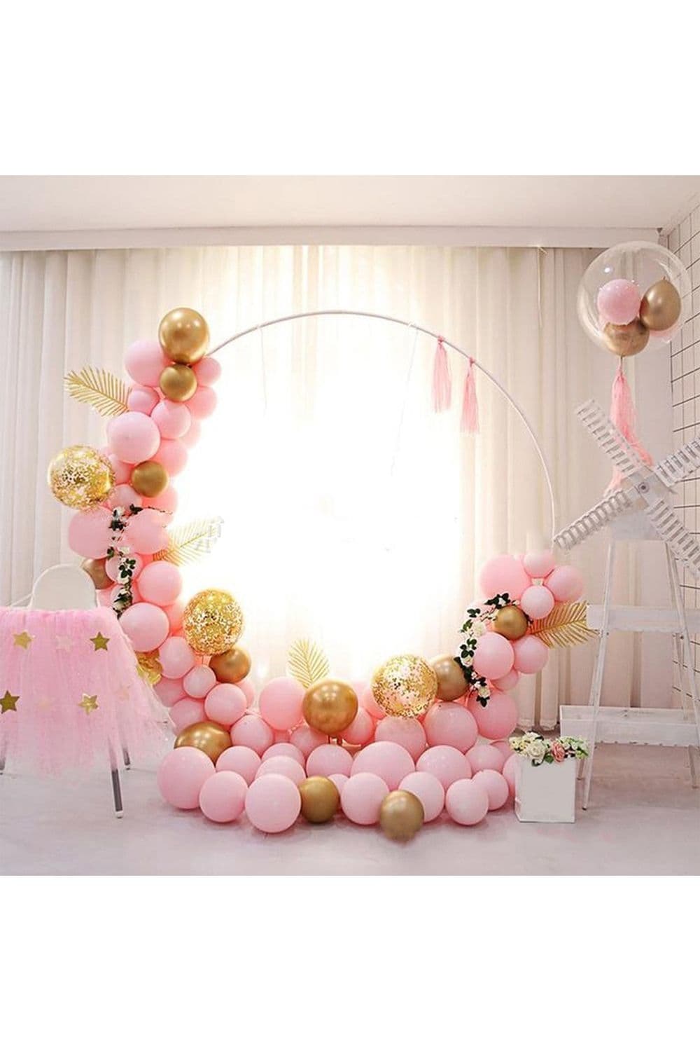 Pink Balloon Chain Series Set 117PCS