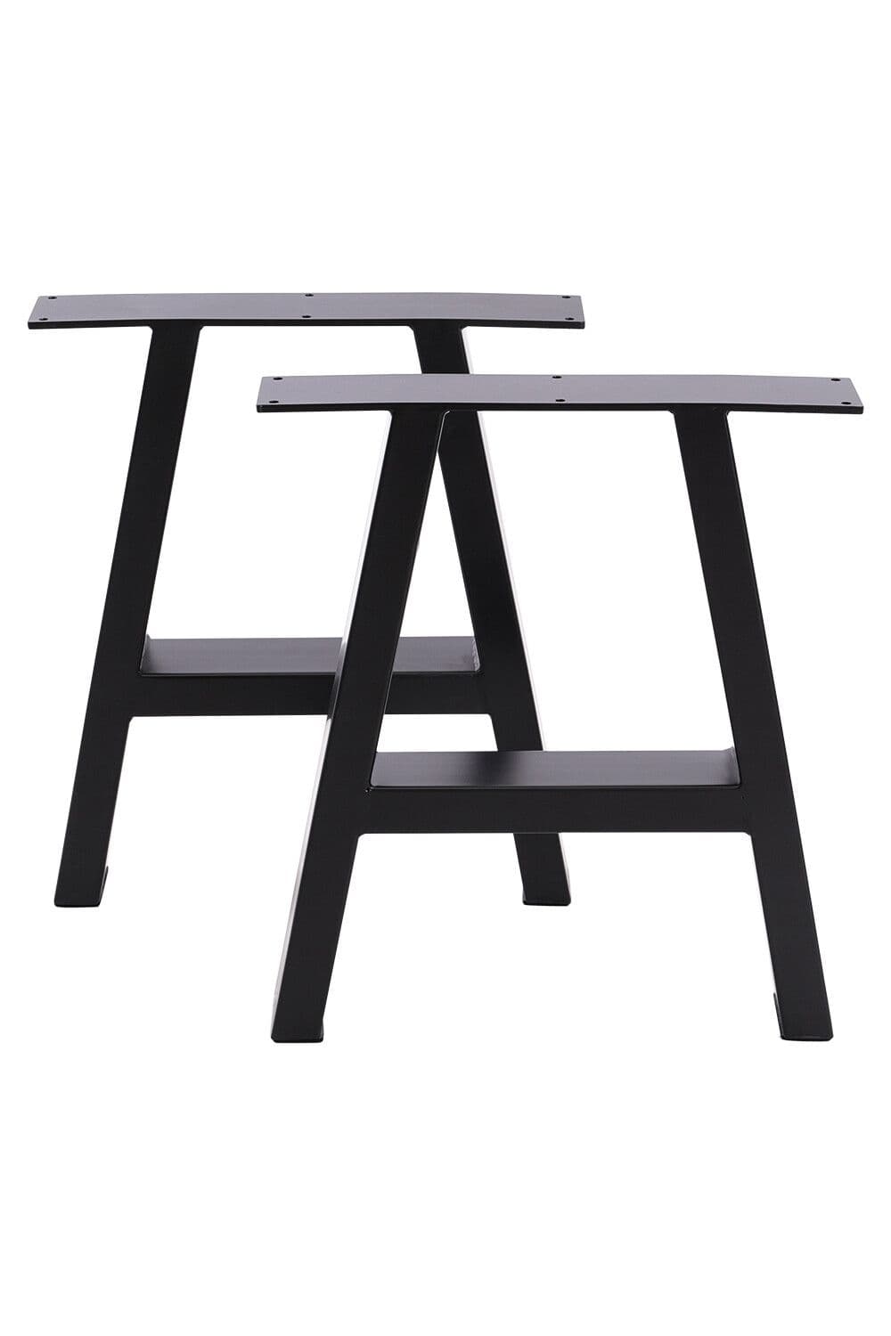 Set of 2 Heavy Duty Tube Metal Legs for Furniture