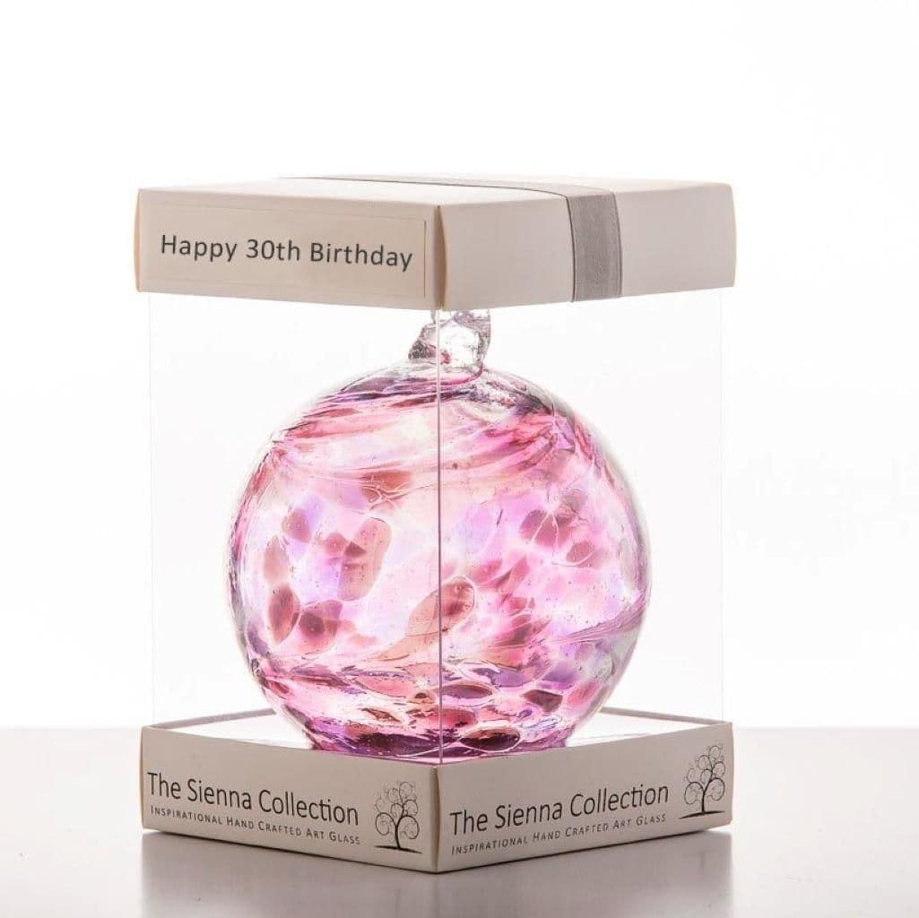 10cm Friendship Ball Happy 30th Birthday