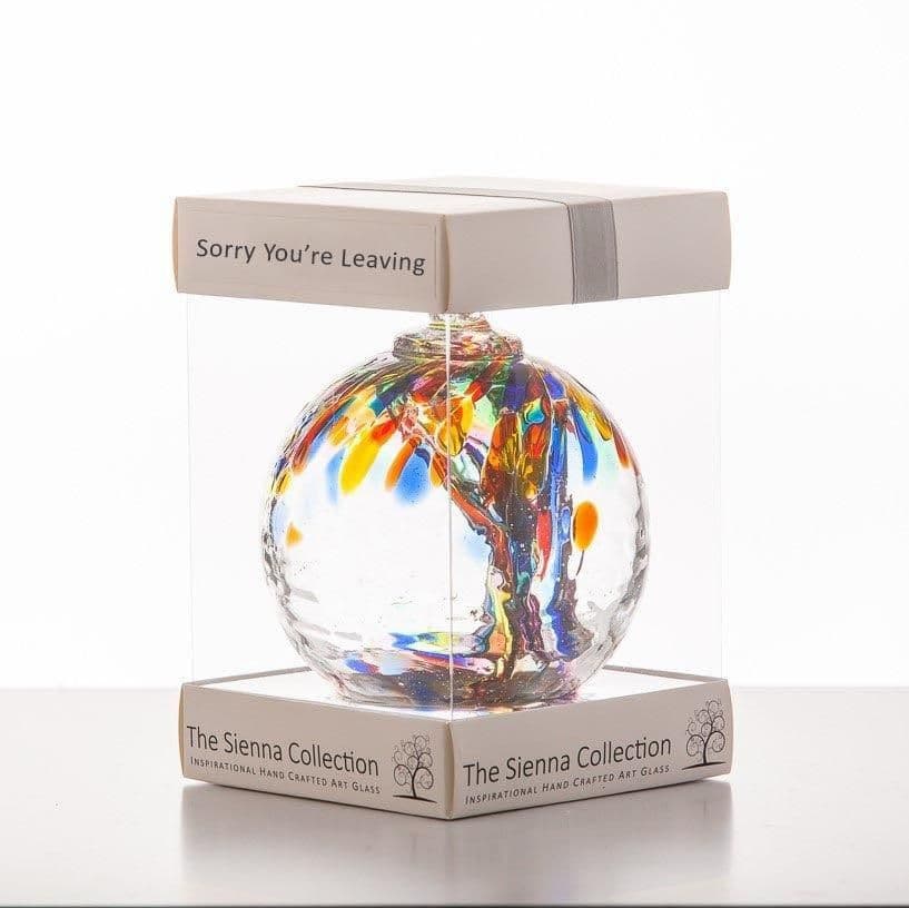 10cm Spirit Ball Sorry Youre Leaving Multicoloured