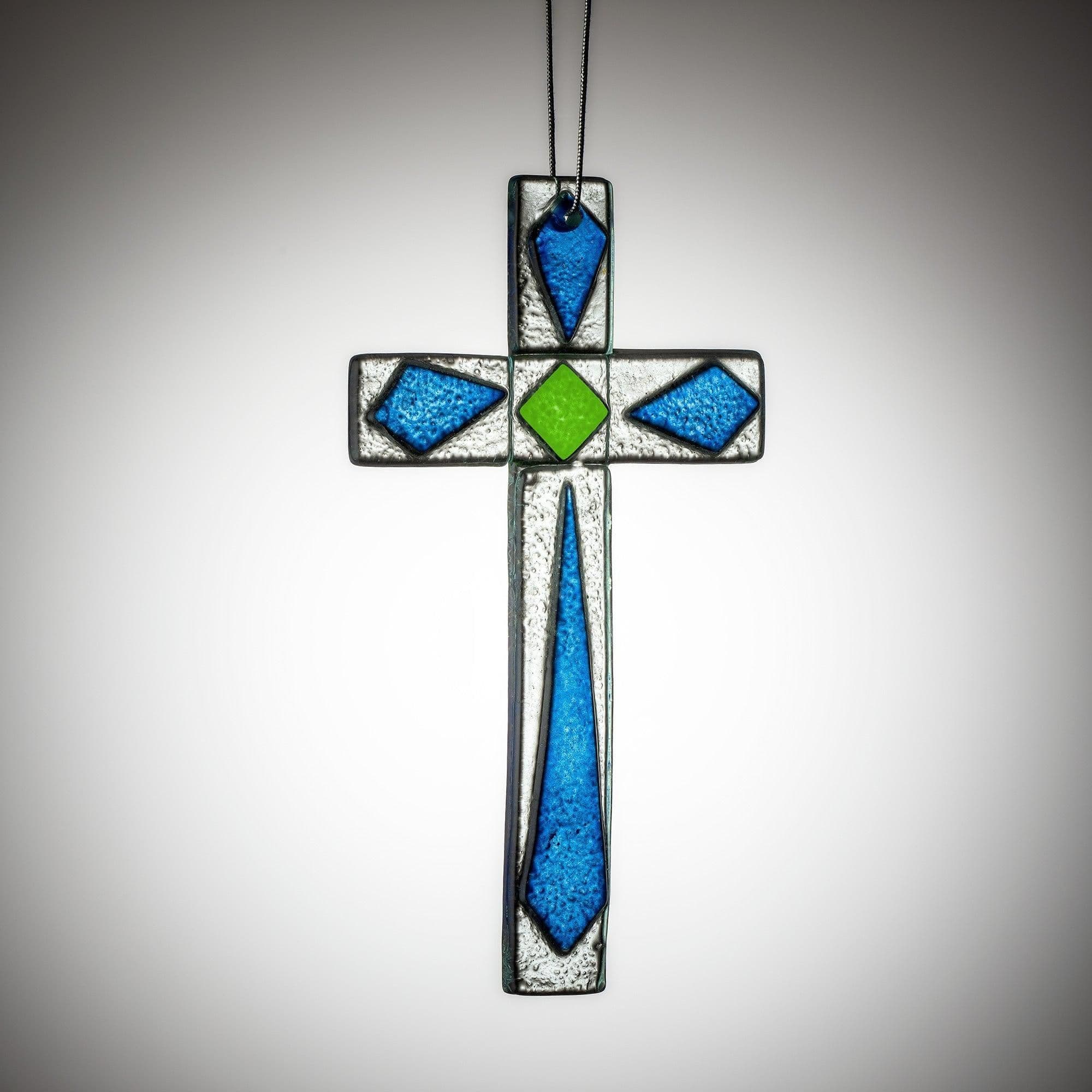 Hanging Cross Green &