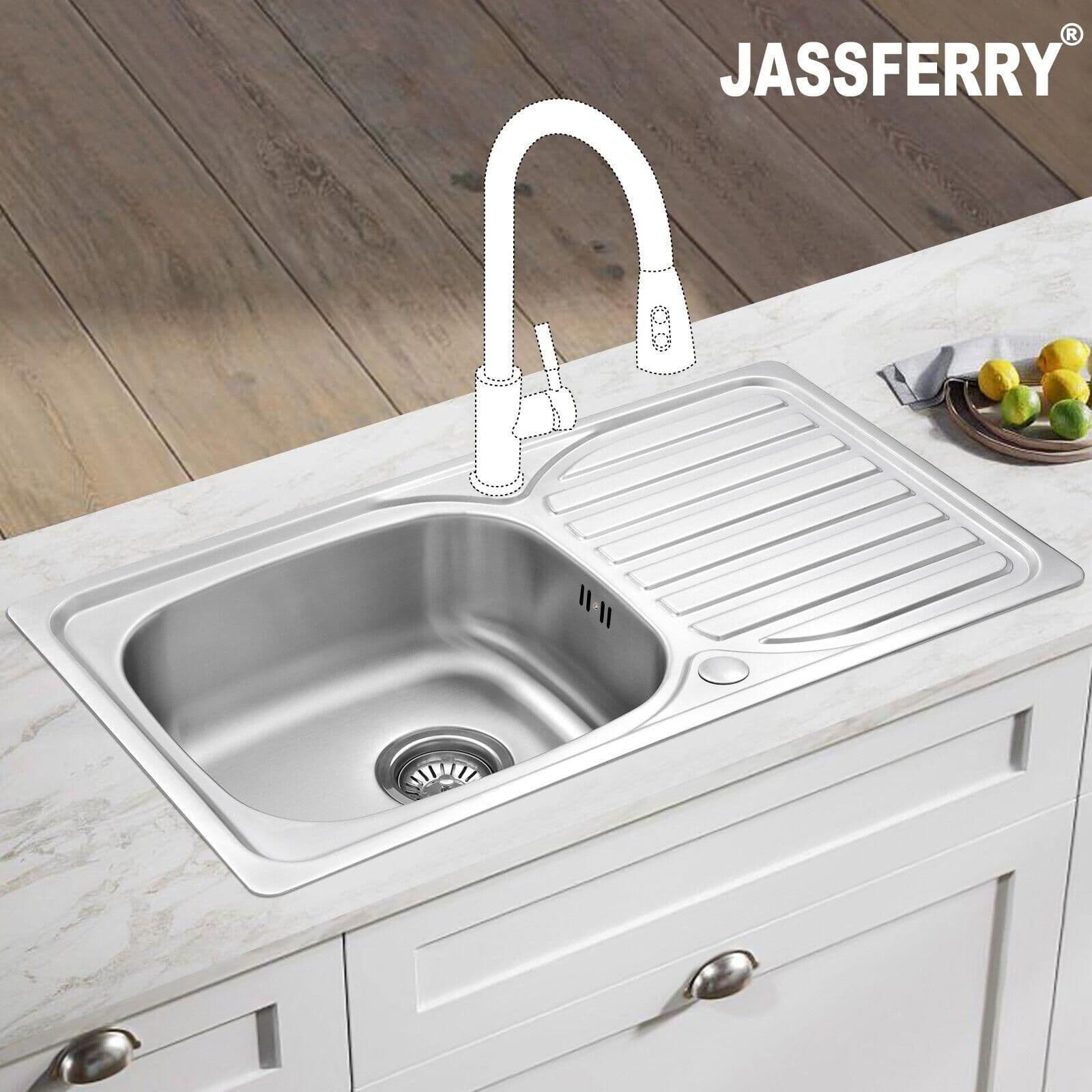 Stainless Steel Kitchen Sink Reversible Drainer