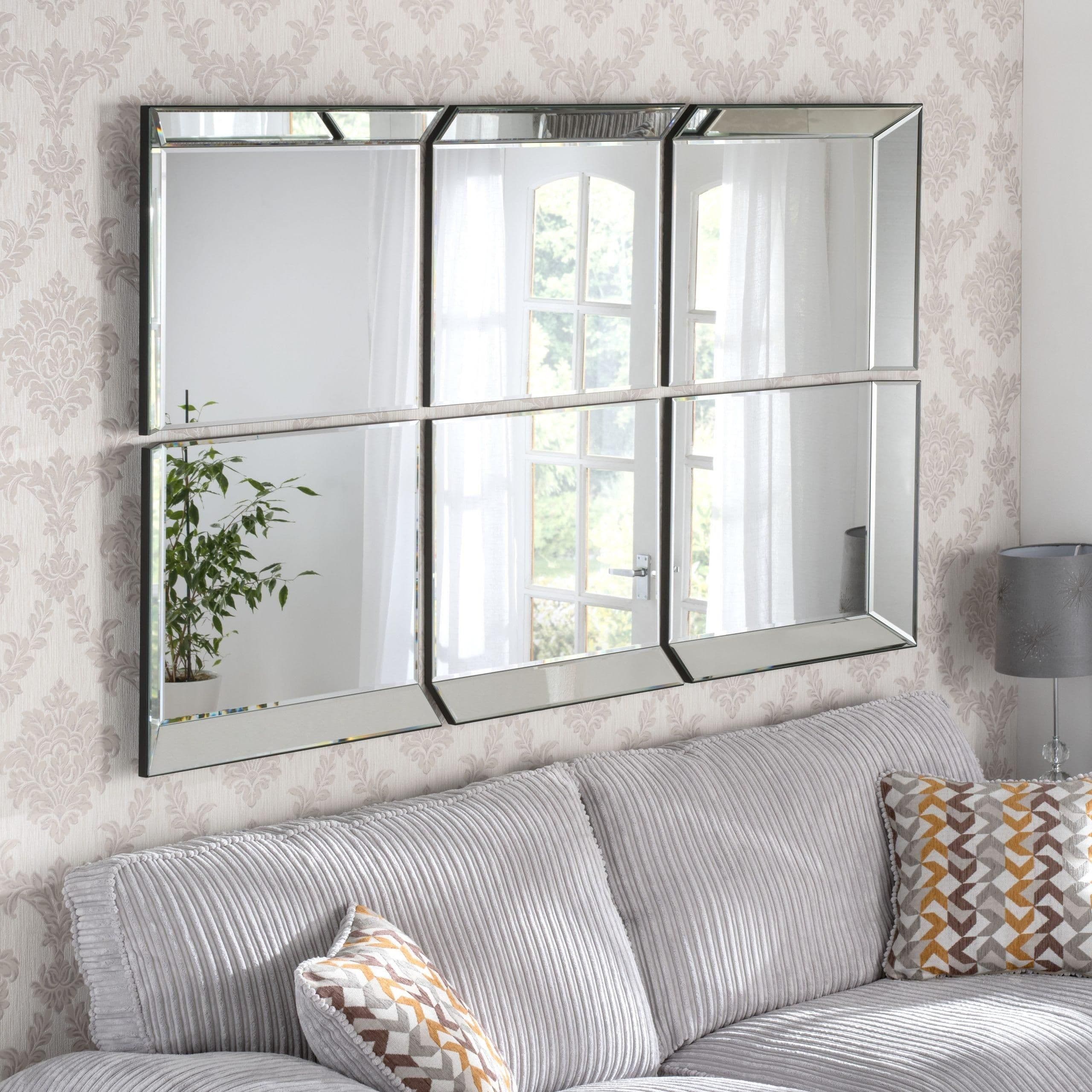 Combination 6 panel mirror 167 x 107cm