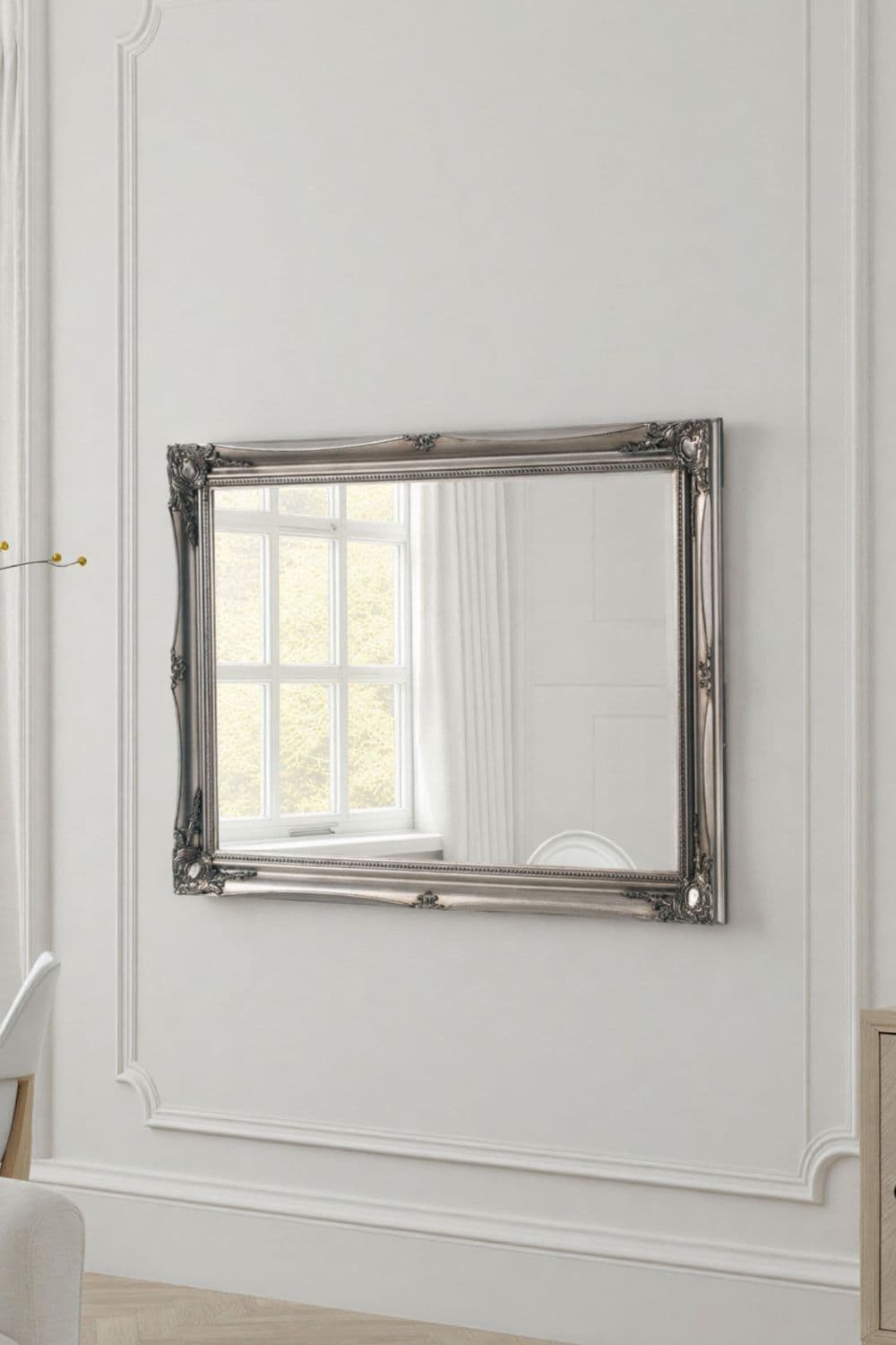 French Style Carved Mirror 116X90Cm