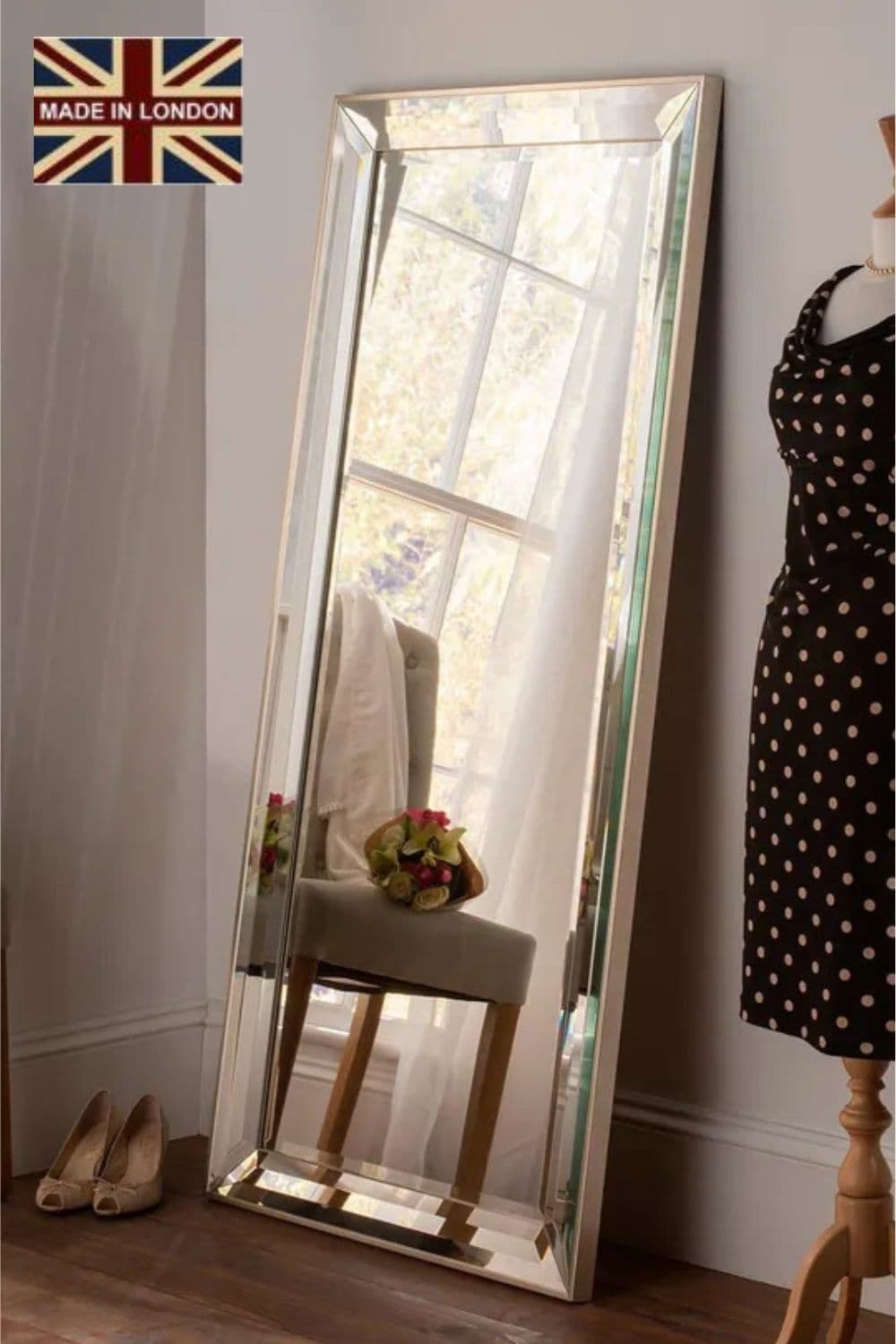 Triple Bevelled full length Mirror 168x76.5cm