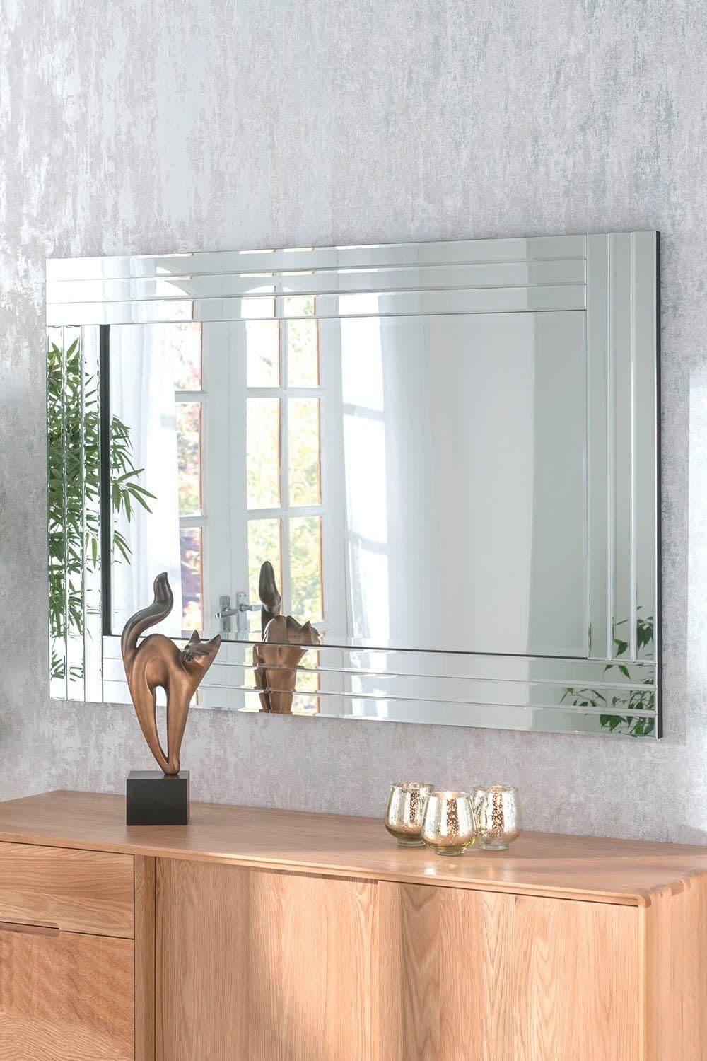 Triple Surround Wall Mirror 90x60cm