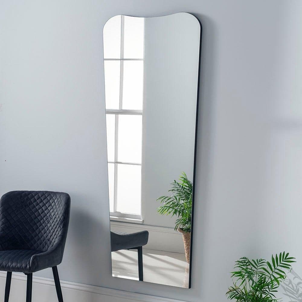 Irregular Frameless Full Length Mirror 168 x76cm