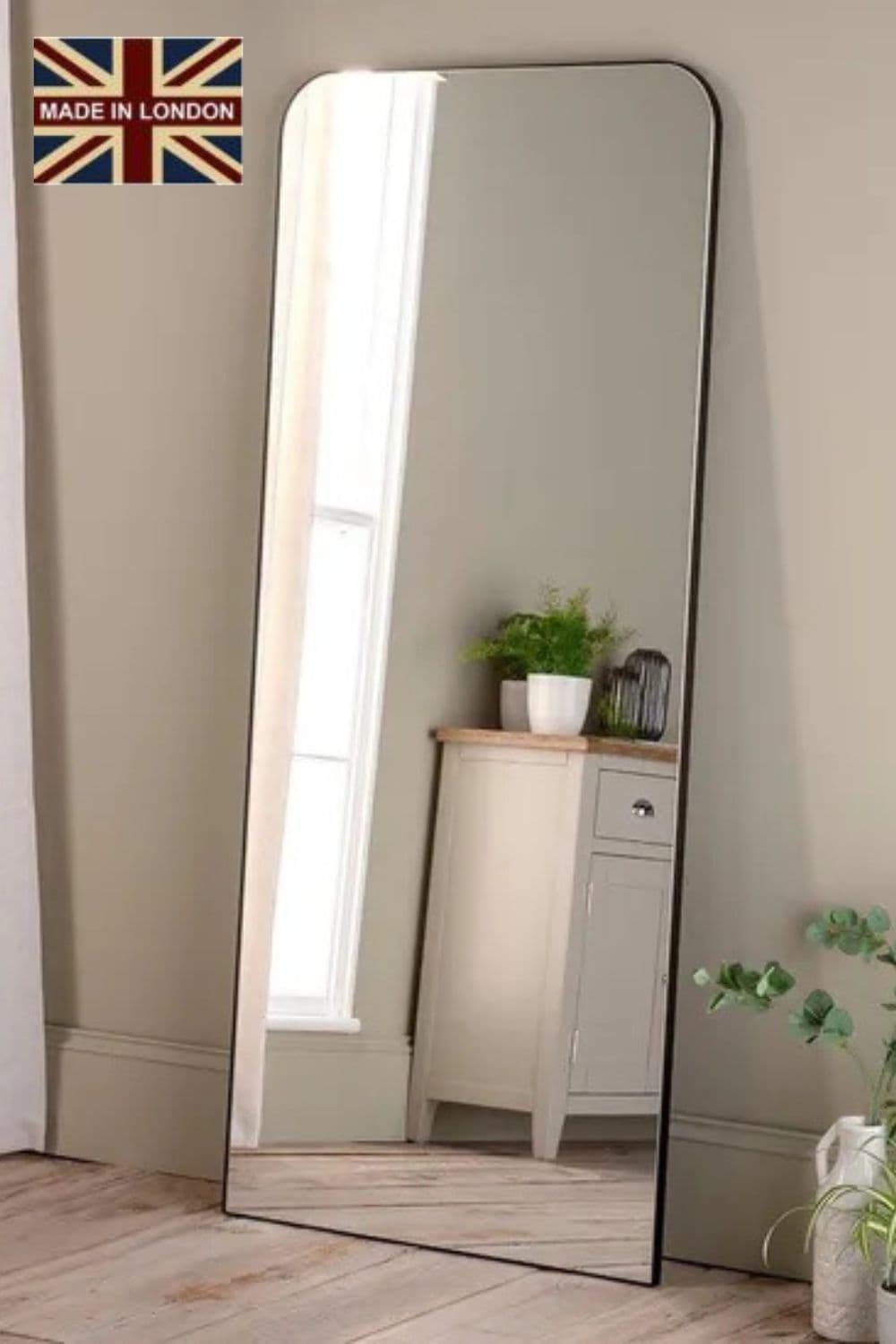 Extra Large Curved corner Mirror 180x80cm