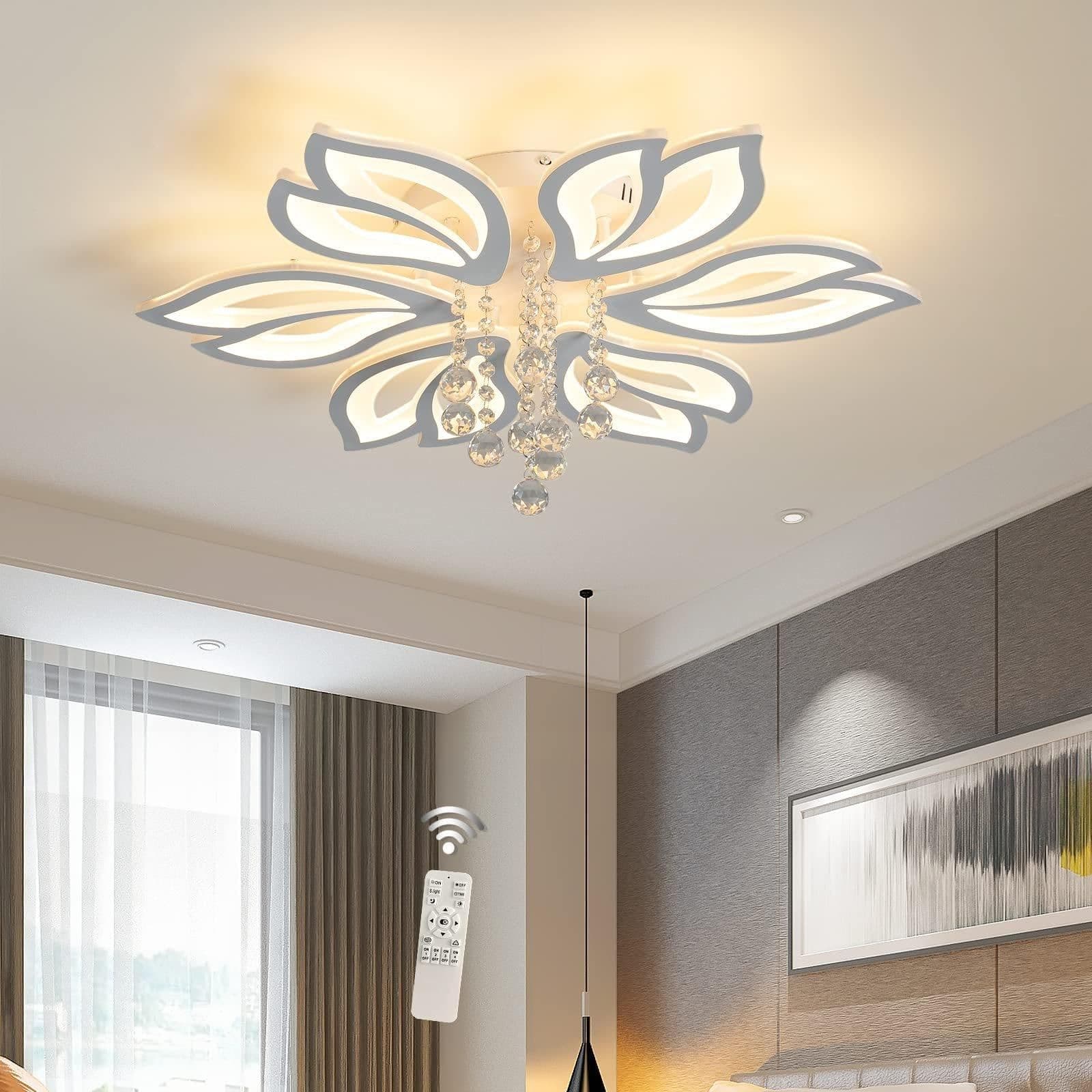 6 Head 56W LED Dimmable Modern Ceiling Light