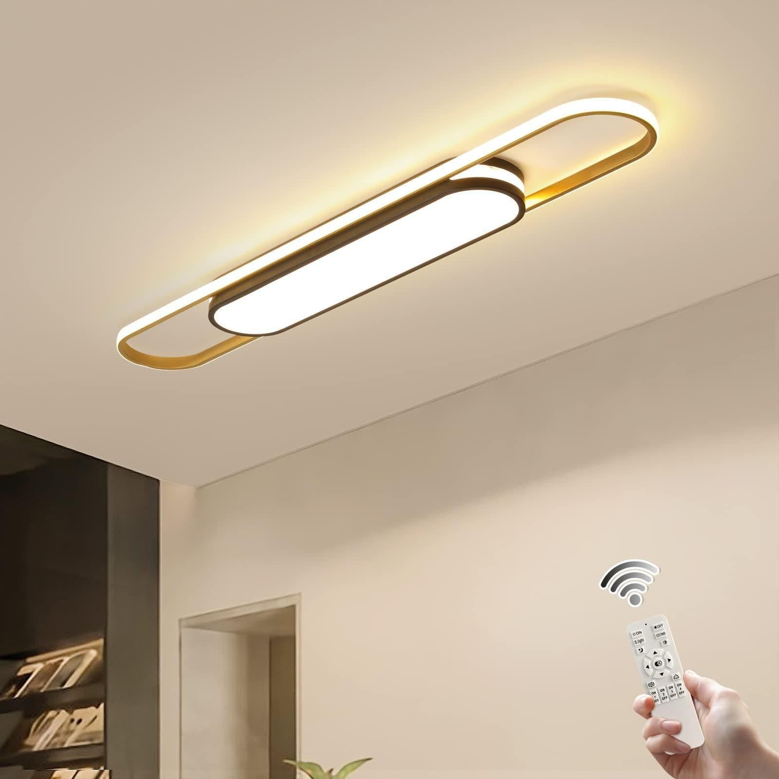Modern Dimmable Acrylic LED Ceiling Lamp Remote Control