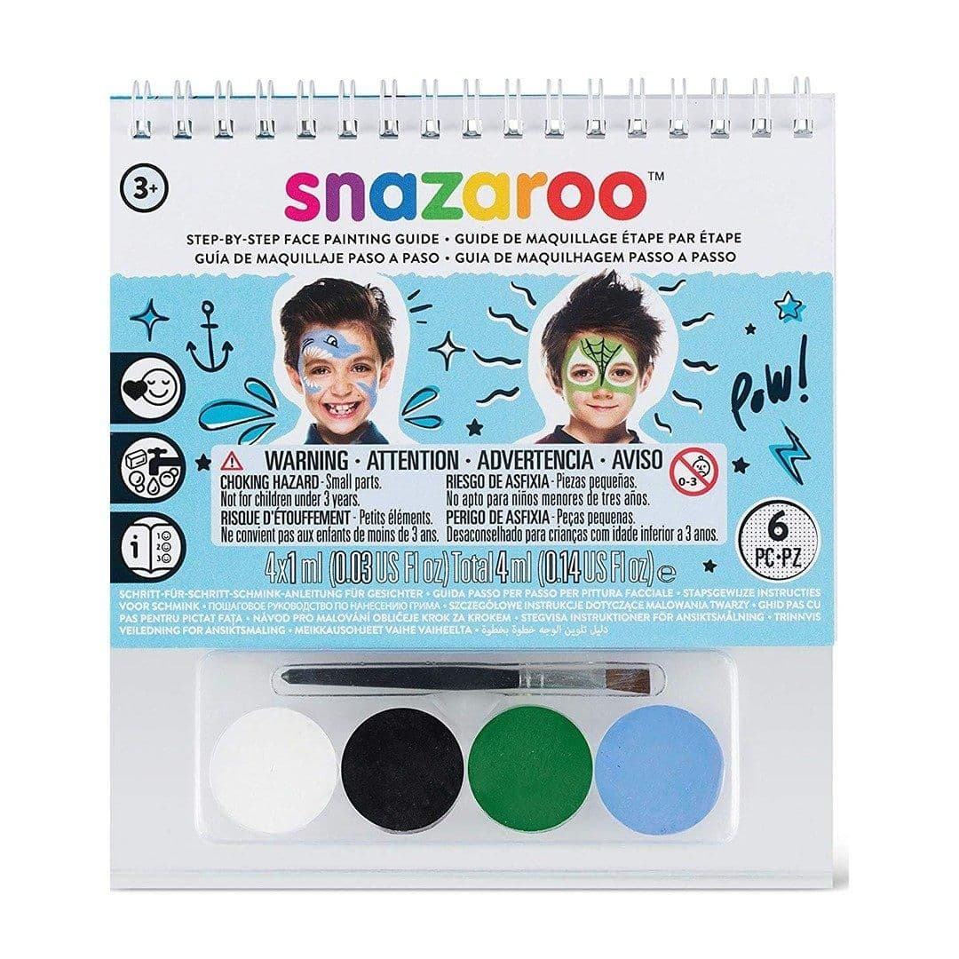 Under Sea face painting A6 booklet 2018
