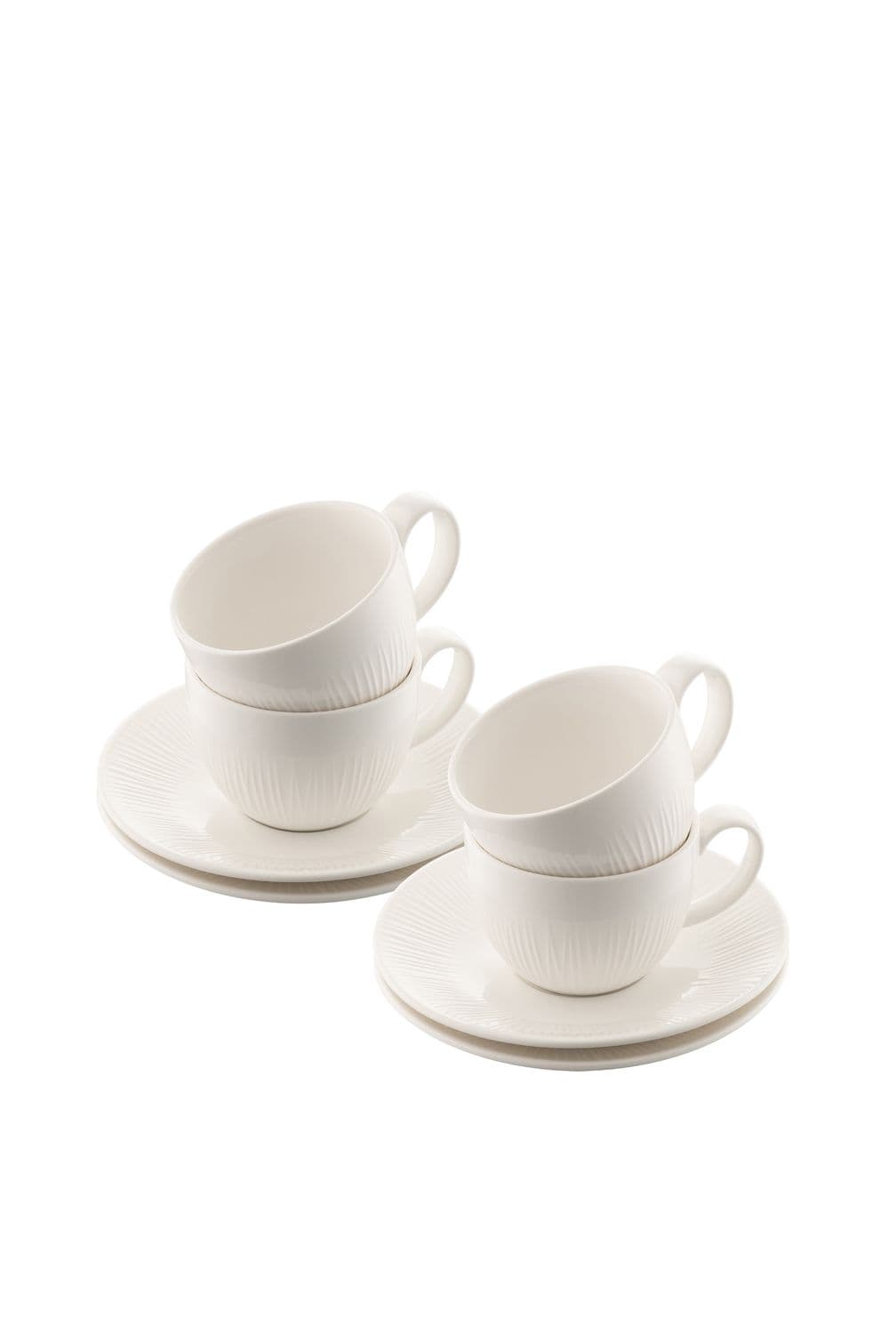 Erne Teacup & Saucer Set 4