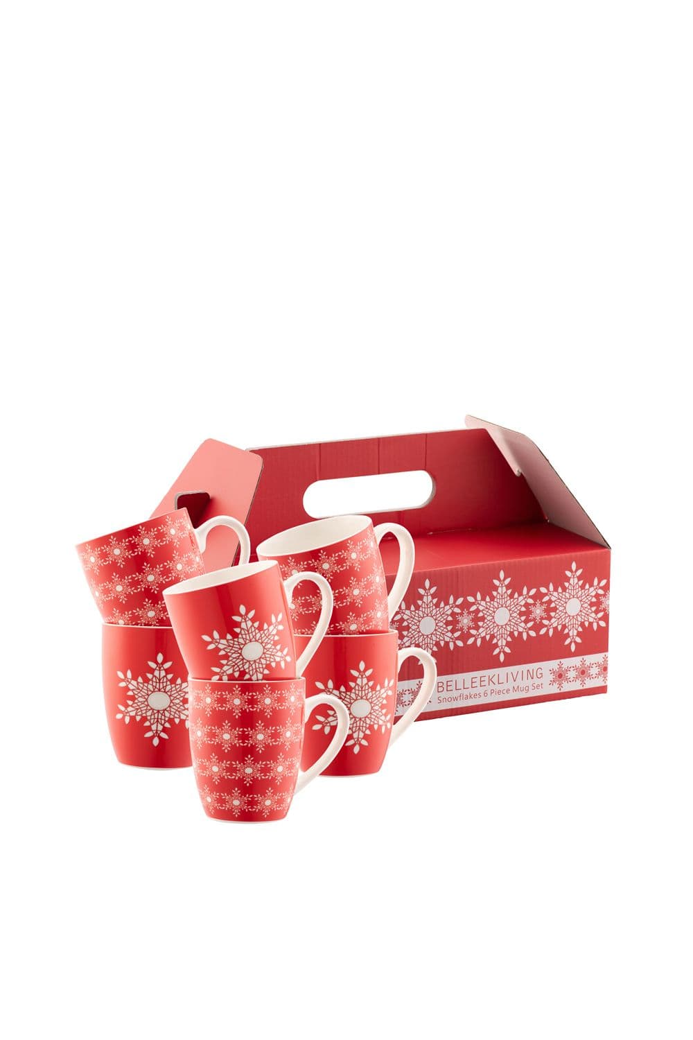 Snowflake 6 Piece Mug Set