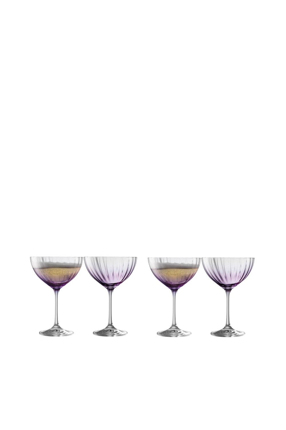Erne Amethyst Cocktail Champagne Set 4