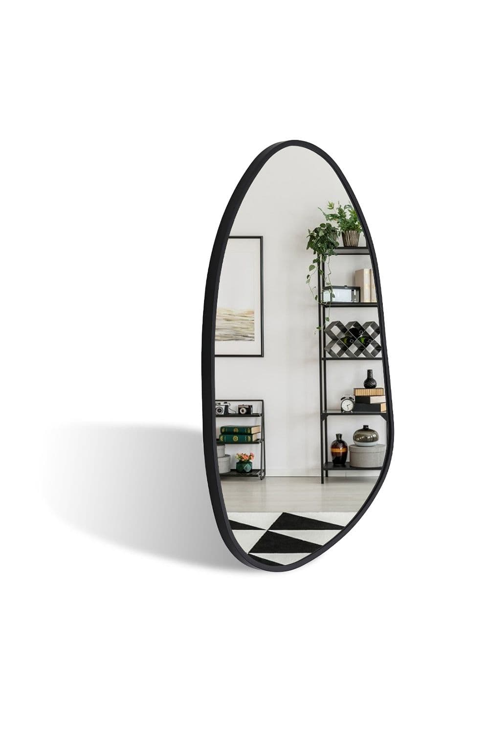 Irregular Metal Framed Wall Mirror Decorative Vanity Mirror