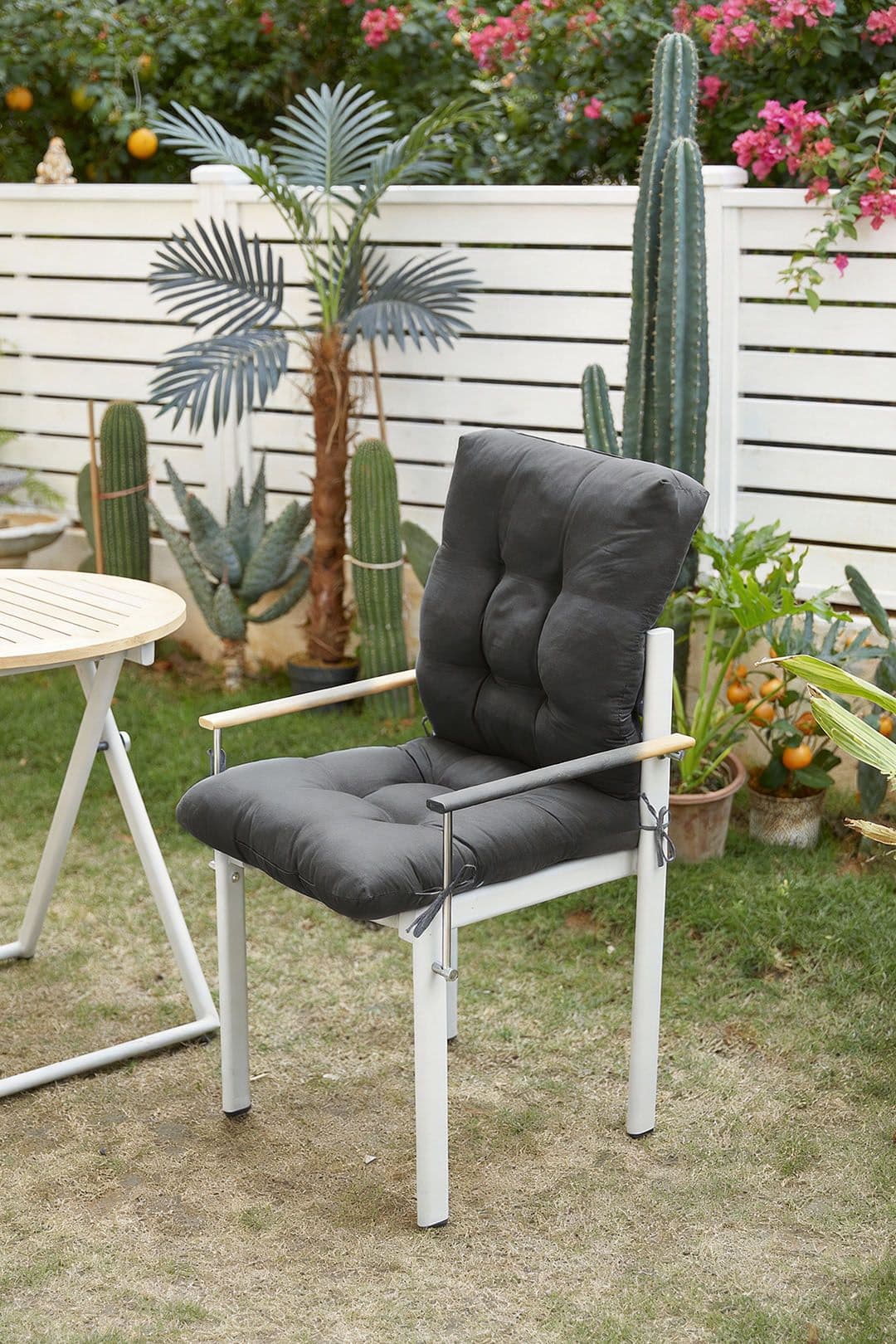 110cm x 50cm Lawn Chair Garden Seat Cushion