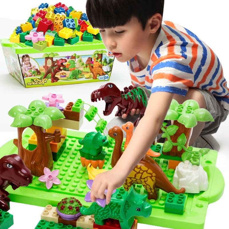 40PCS Dinosaur Assembling Building Blocks