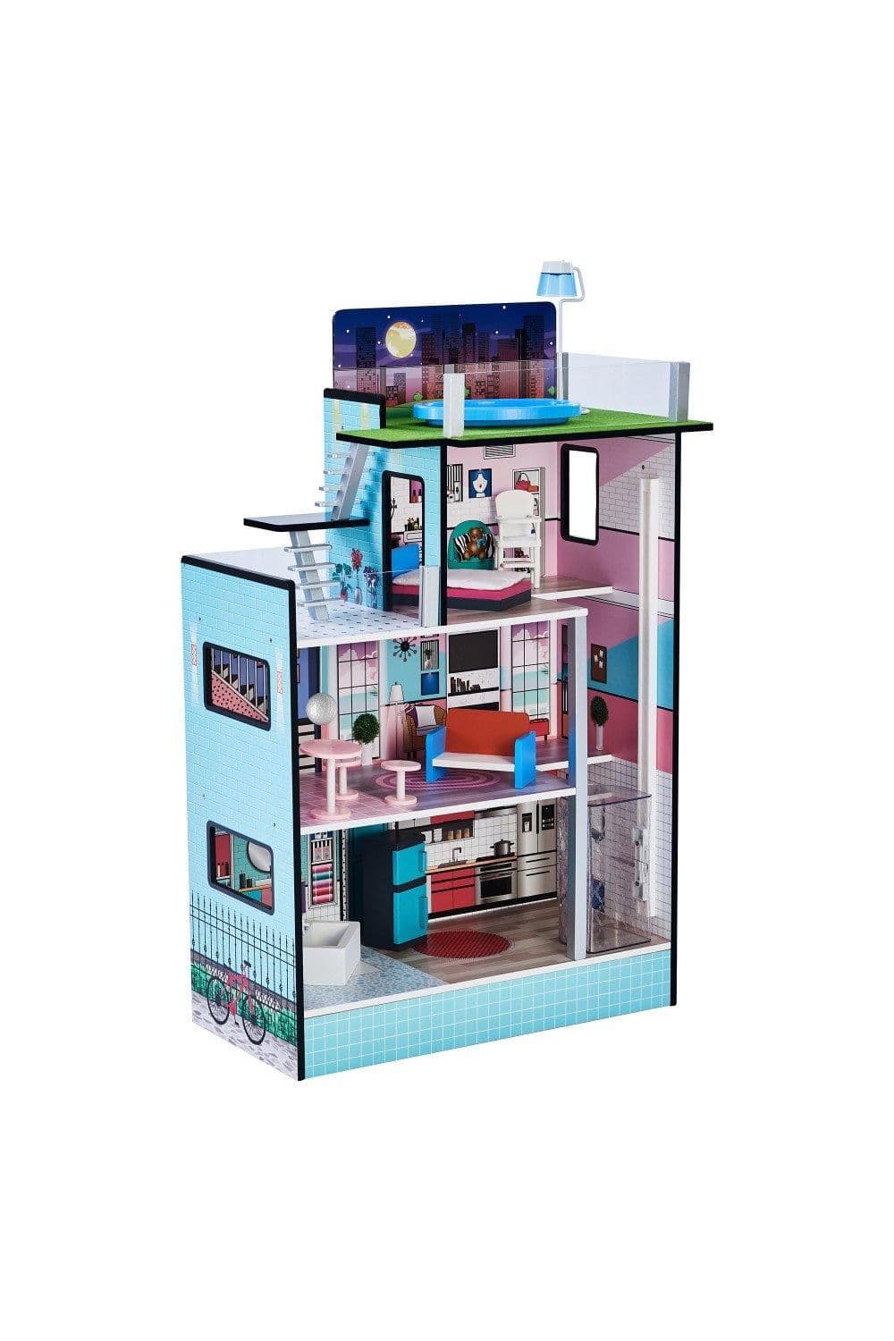 Olivias Little World Dreamland Dolls House Wooden Doll House