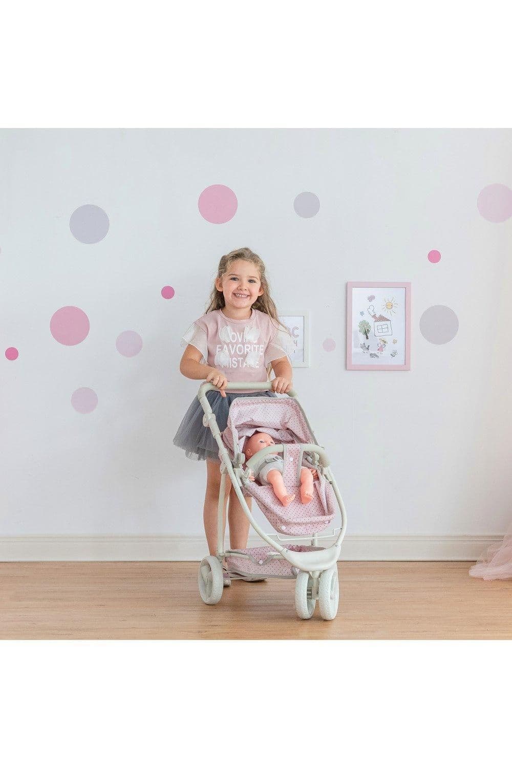 2 1 Dolls Pram Stroller Pushchair Dolls