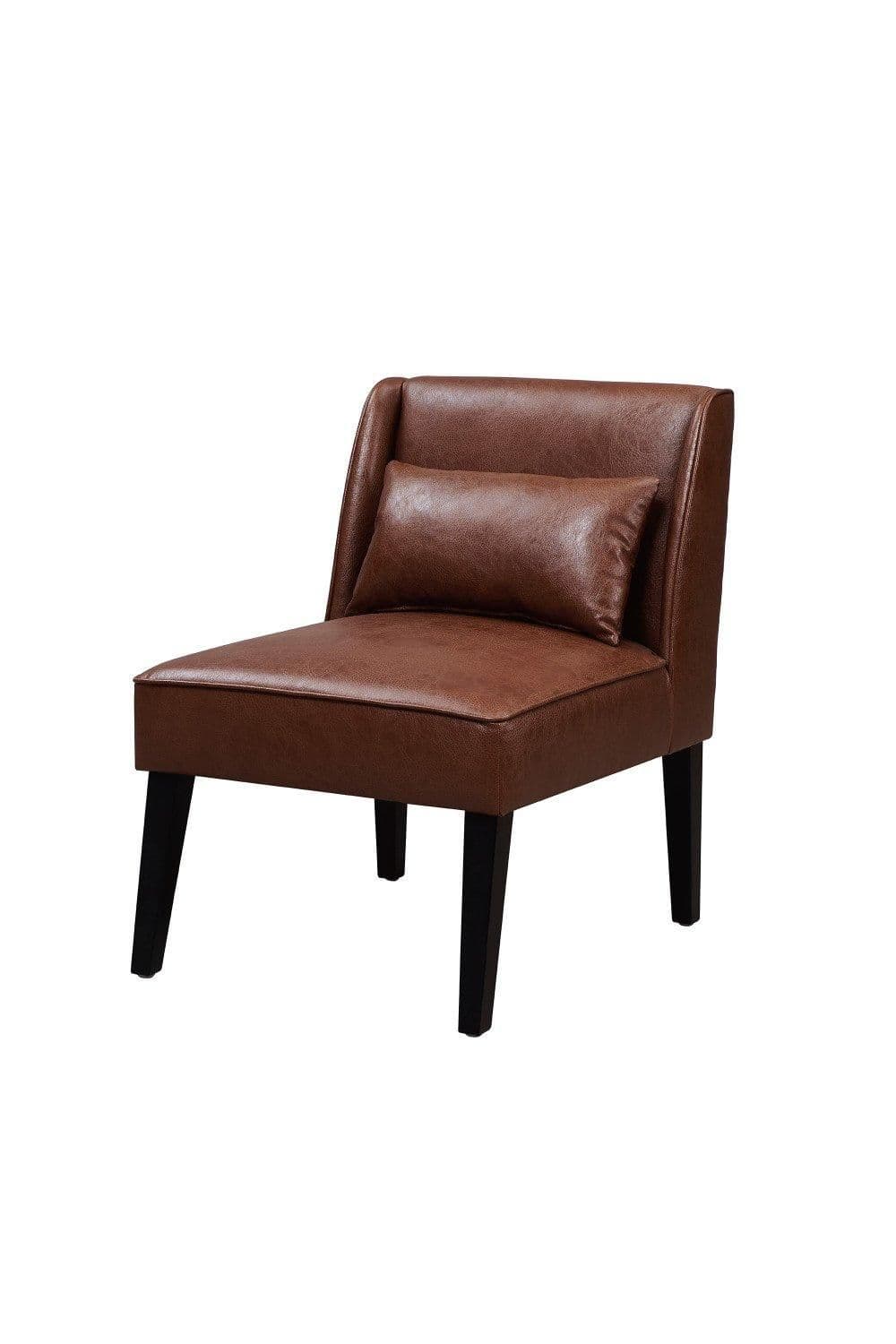 Marc Lounge Accent Chair Reading Armchair Seat Faux Leather