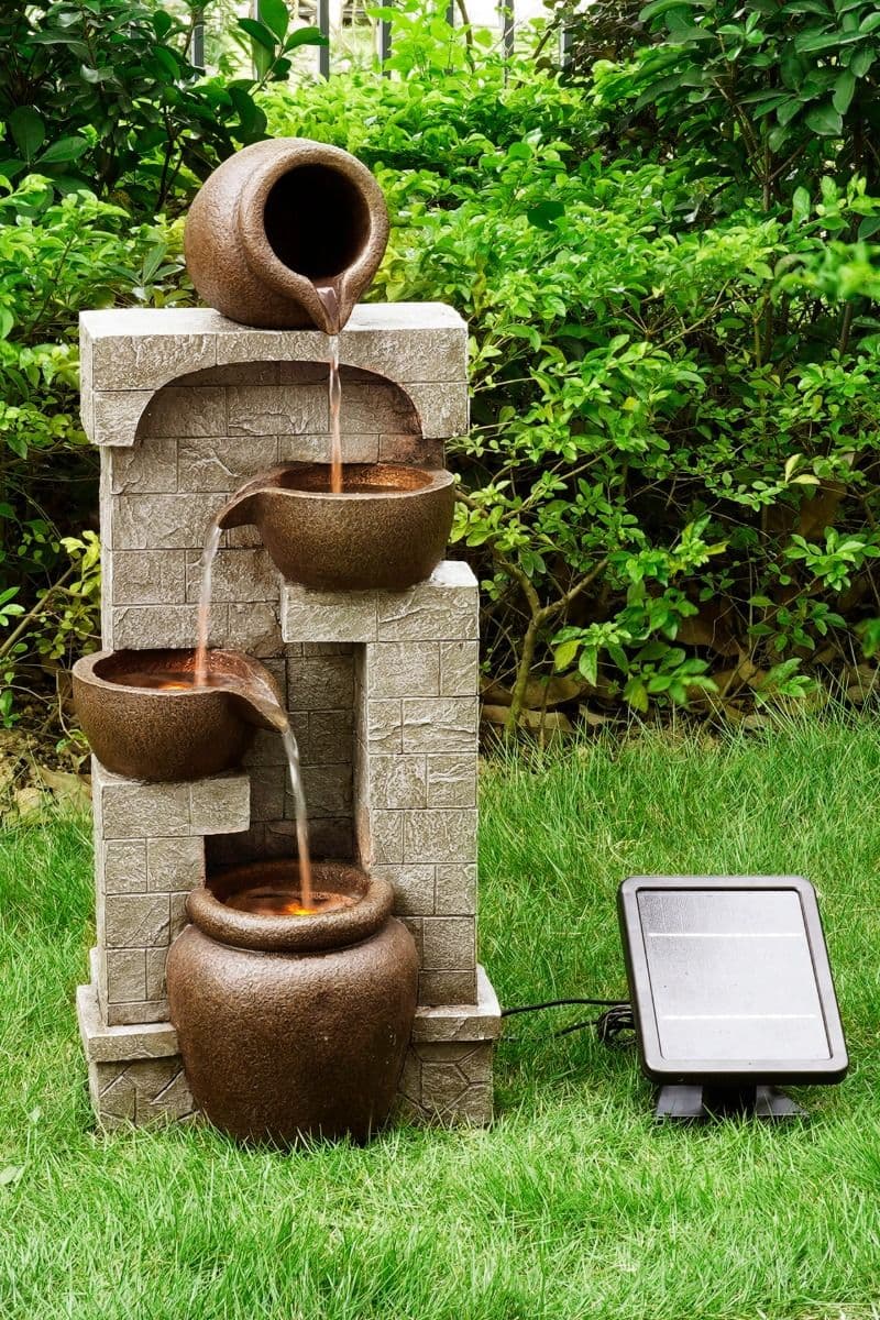 Garden & Outdoor Solar Powered Water Feature Lights