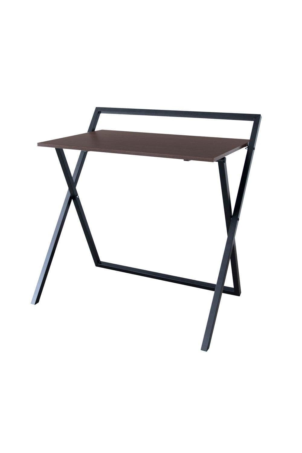 34″ Easton Modern Wooden Folding Office Computer Desk