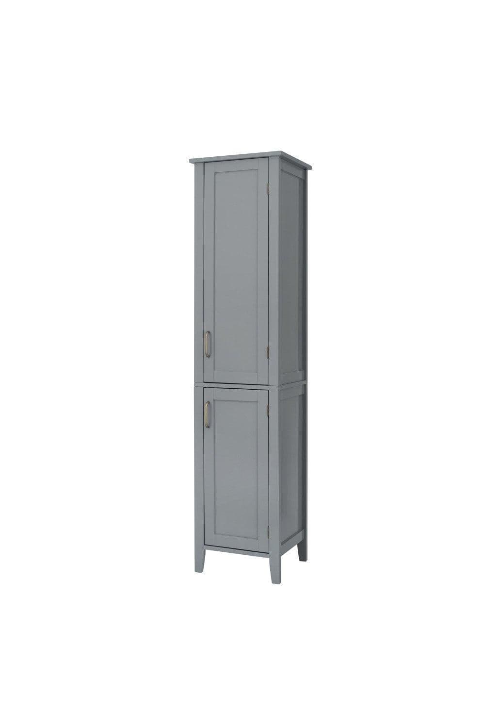 Mercer Wooden Bathroom Furniture Linen Tower Tall Storage Cabinet