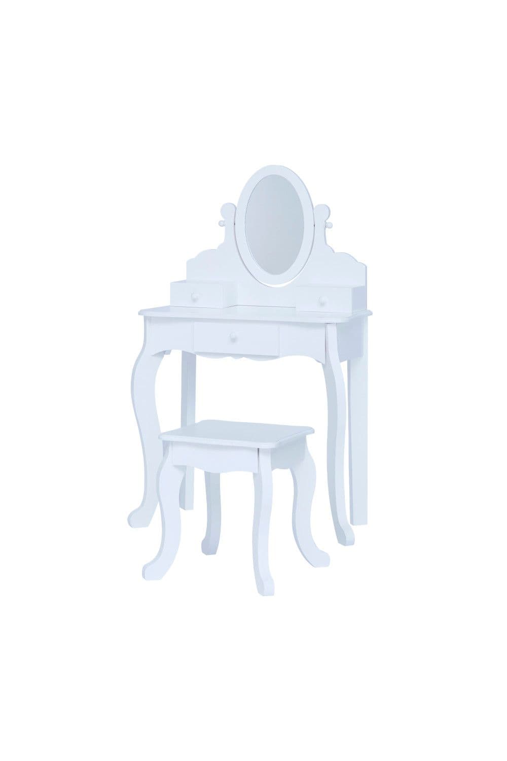 Little Princess Rapunzel Wooden Vanity Table Play Set