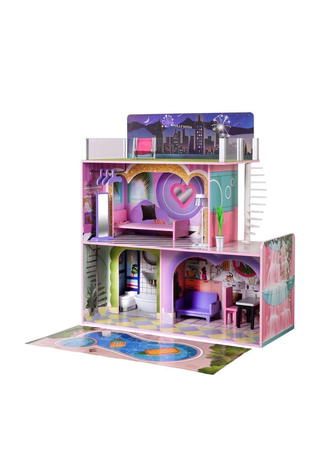 OliviaS Little World Wooden Dolls House