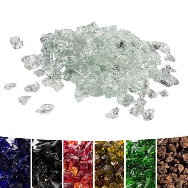 Lava Rocks Gas Fire Pit Tempered Fire Glass