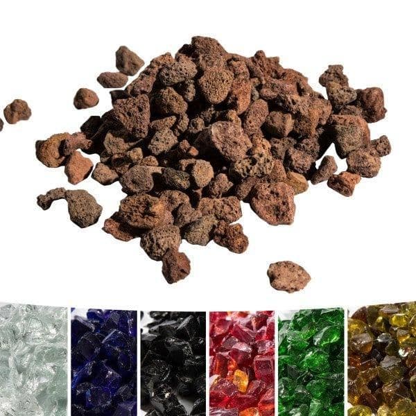 Lava Rocks Propane Gas Fire Pits