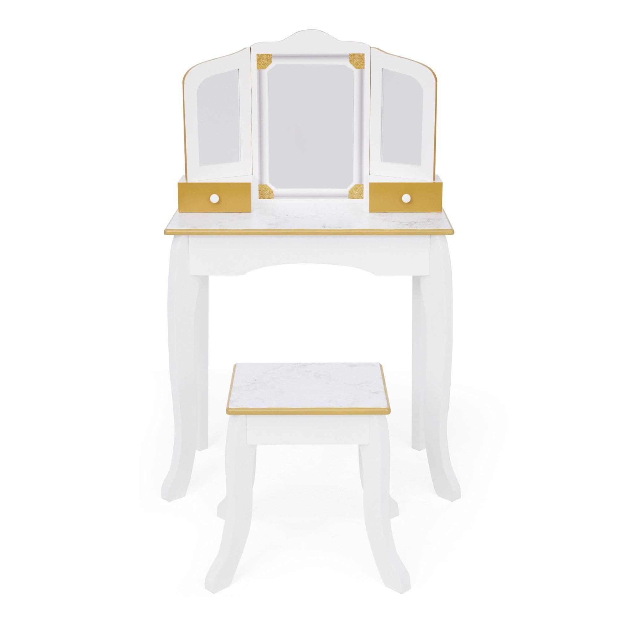 Versailles Karolina Medium Play Vanity Marble Gold