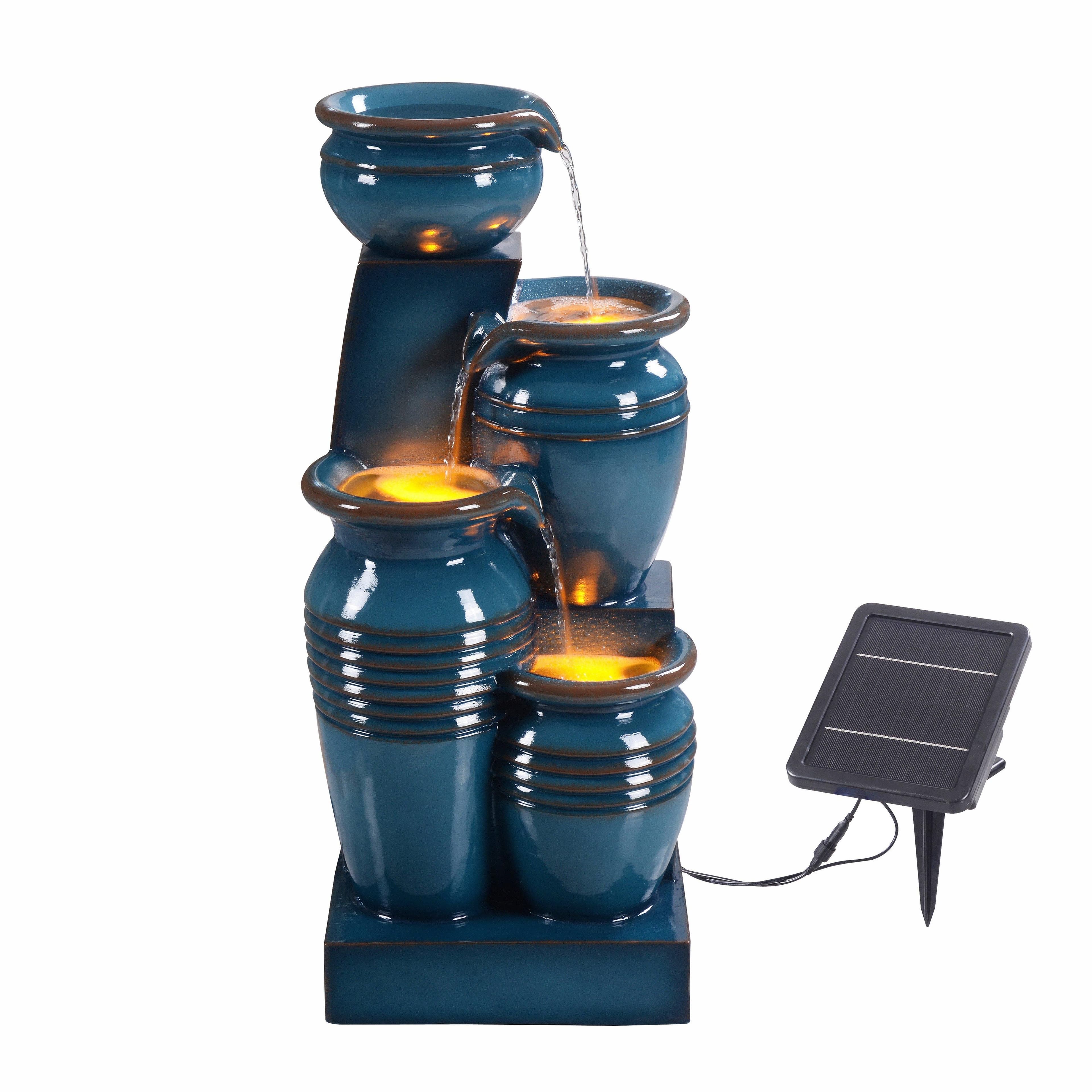 Outdoor Water Fountain LED Lights 73 cm