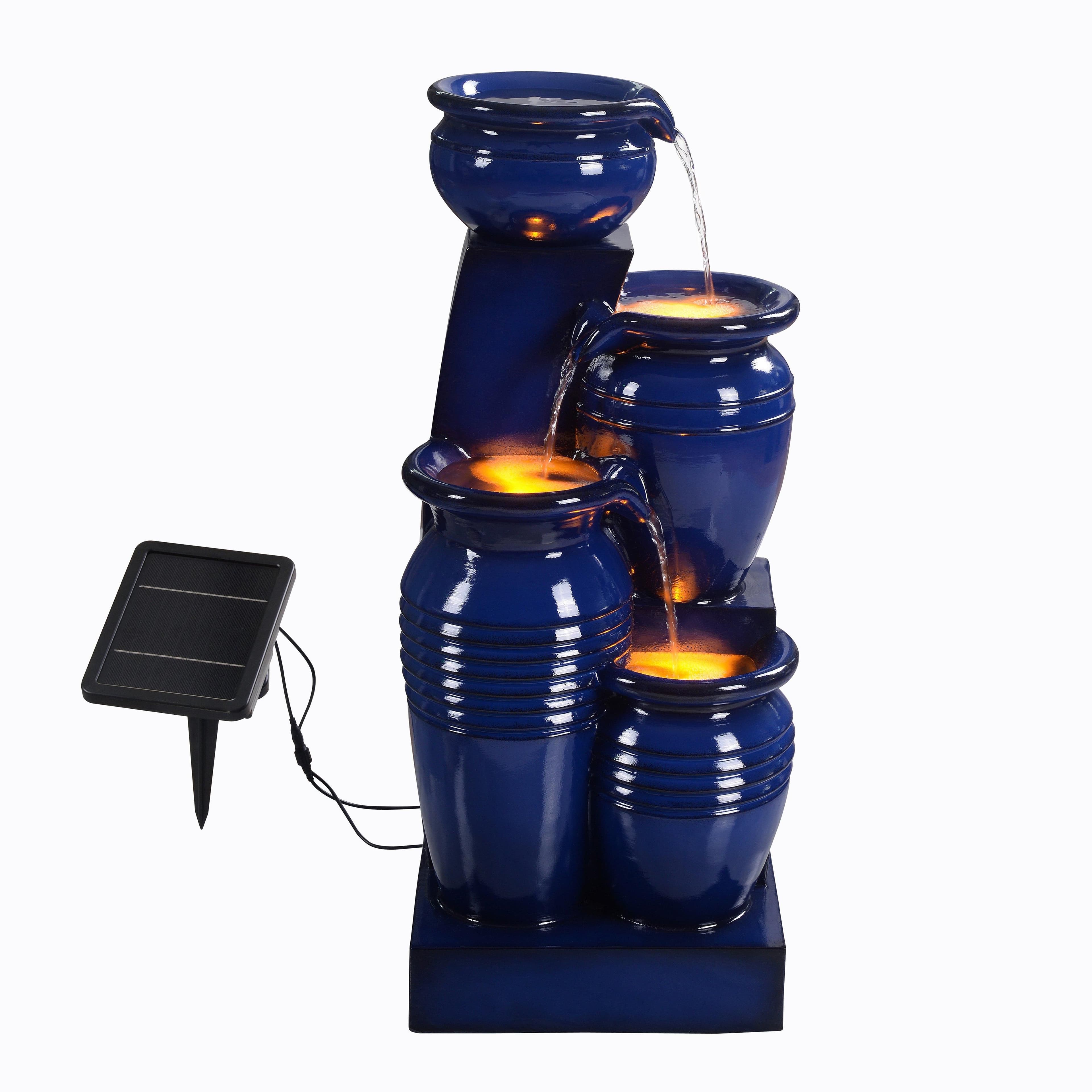 Outdoor Water Fountain LED Lights 73 cm