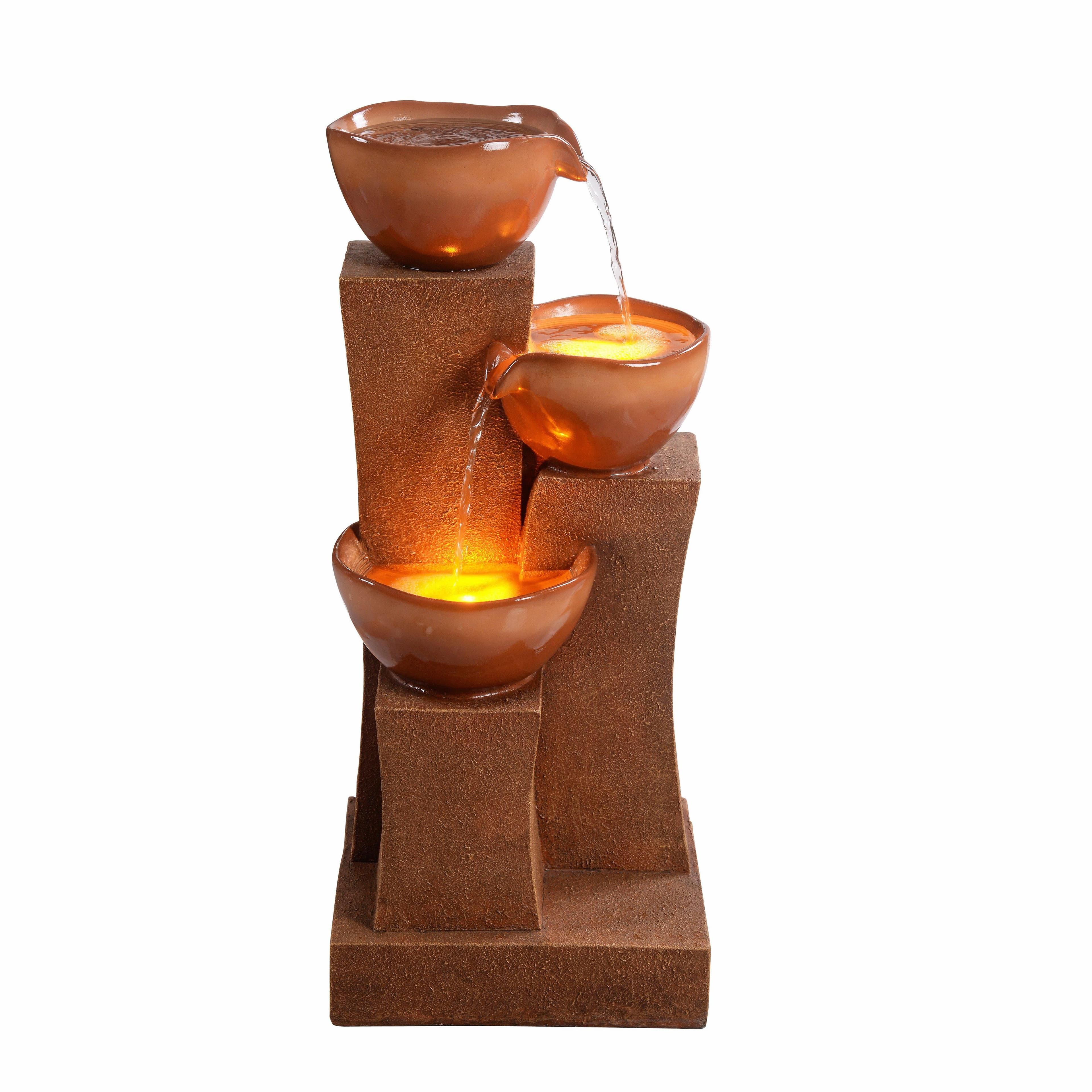 Outdoor Water Fountain LED Lights 72.5 cm