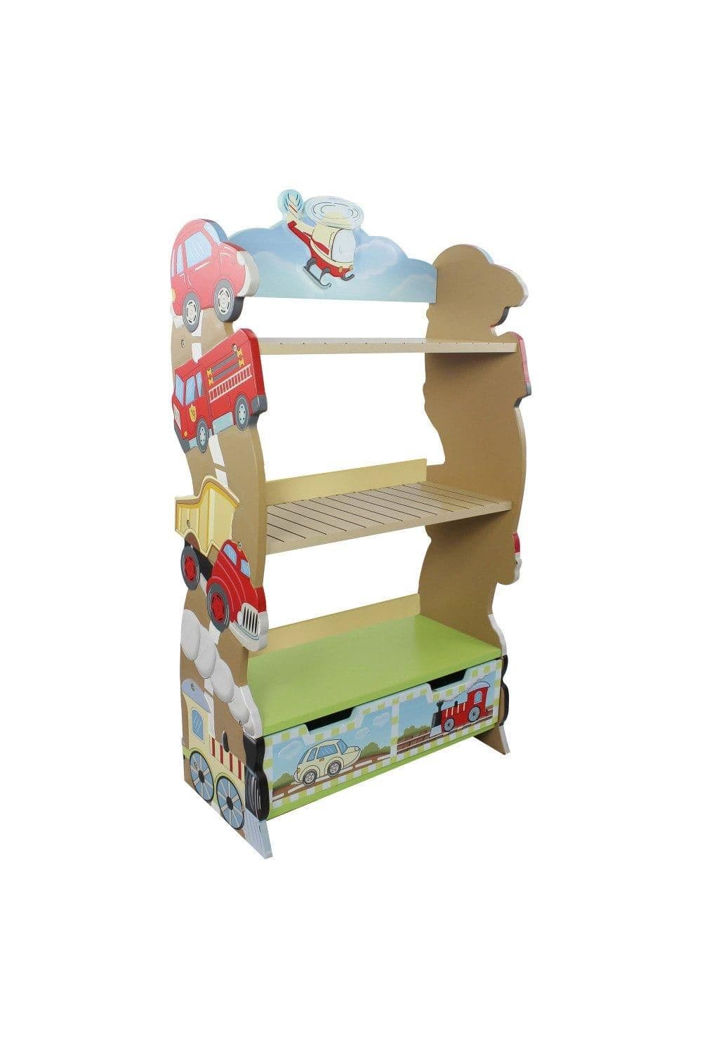Fantasy Fields Transportation Wooden Bookcase