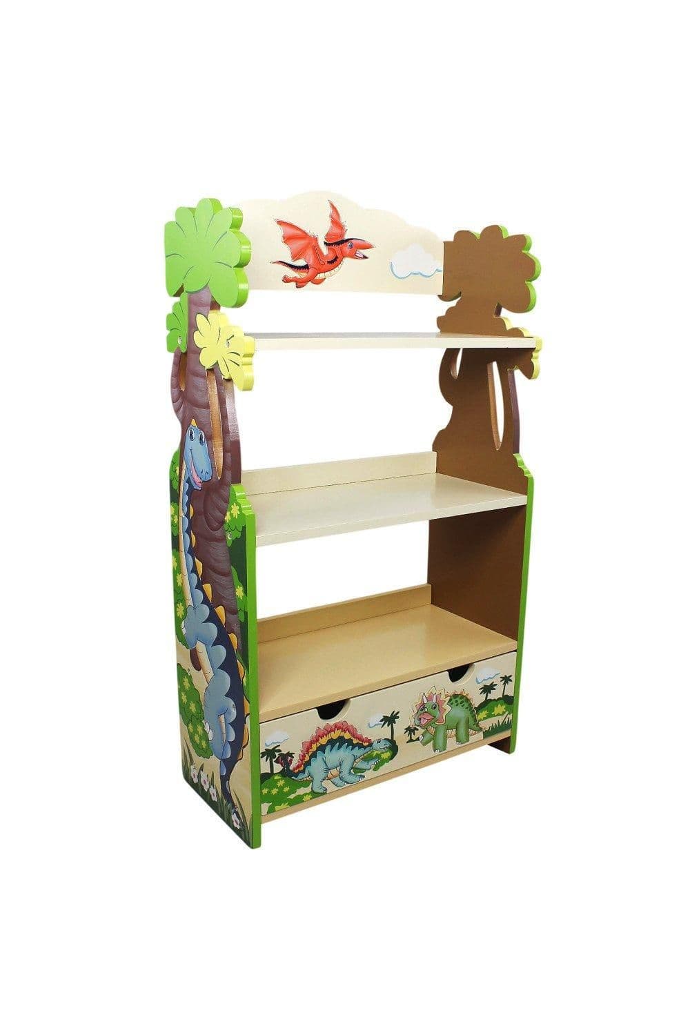 Fantasy Fields Dinosaur Kingdom Hand Crafted Wooden Bookcase