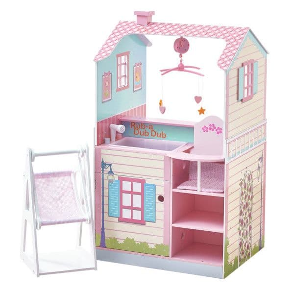 2 1 Wooden Doll Changing Station Dollhouse Dolls