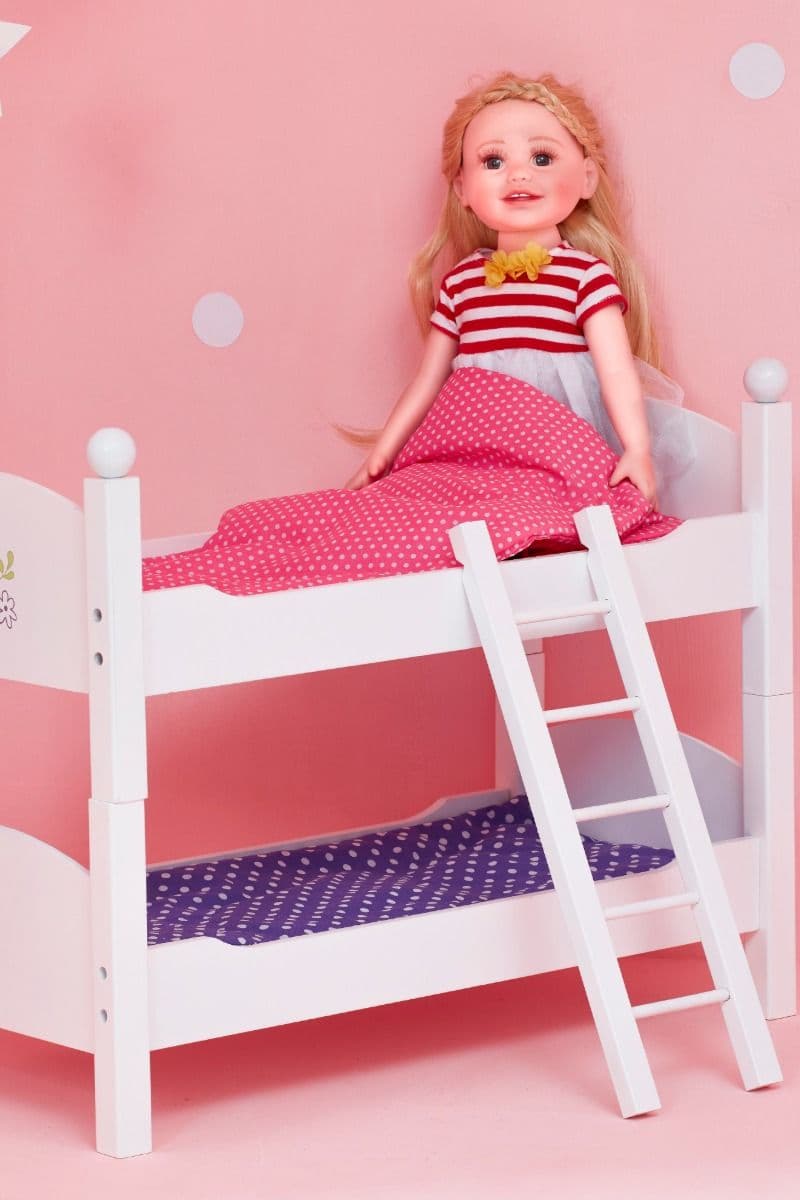 Olivias Little World 18" Doll Wooden Convertible Bunk Bed