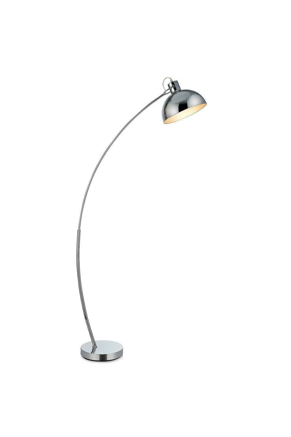 Arco Curved Arched Standing Floor Lamp Bell Shade