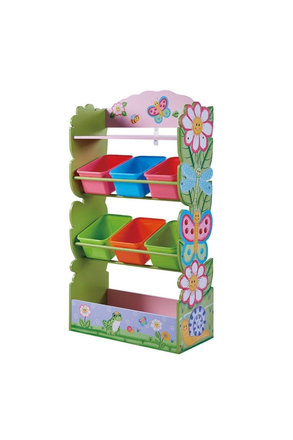 Fantasy Fields Magic Garden Wooden Toy Storage Tidy Organiser