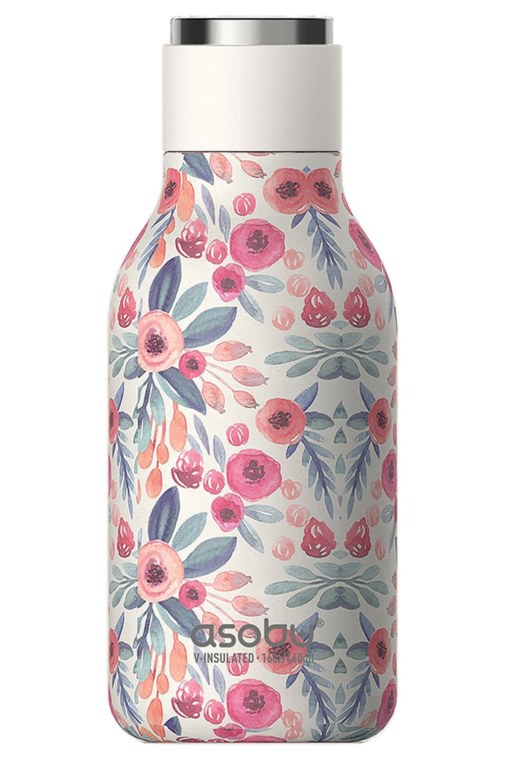Urban Insulated & Double Walled Stainless Steel Bottle Floral