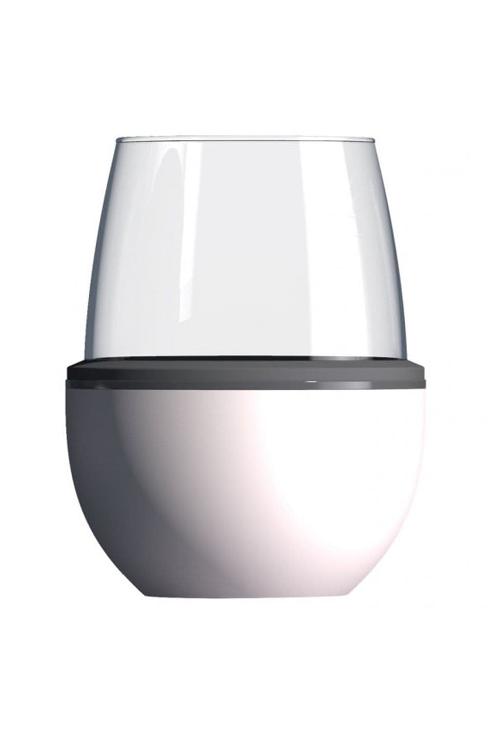 Stemless Wine Glass Insulated Stainless Steel Sleeve