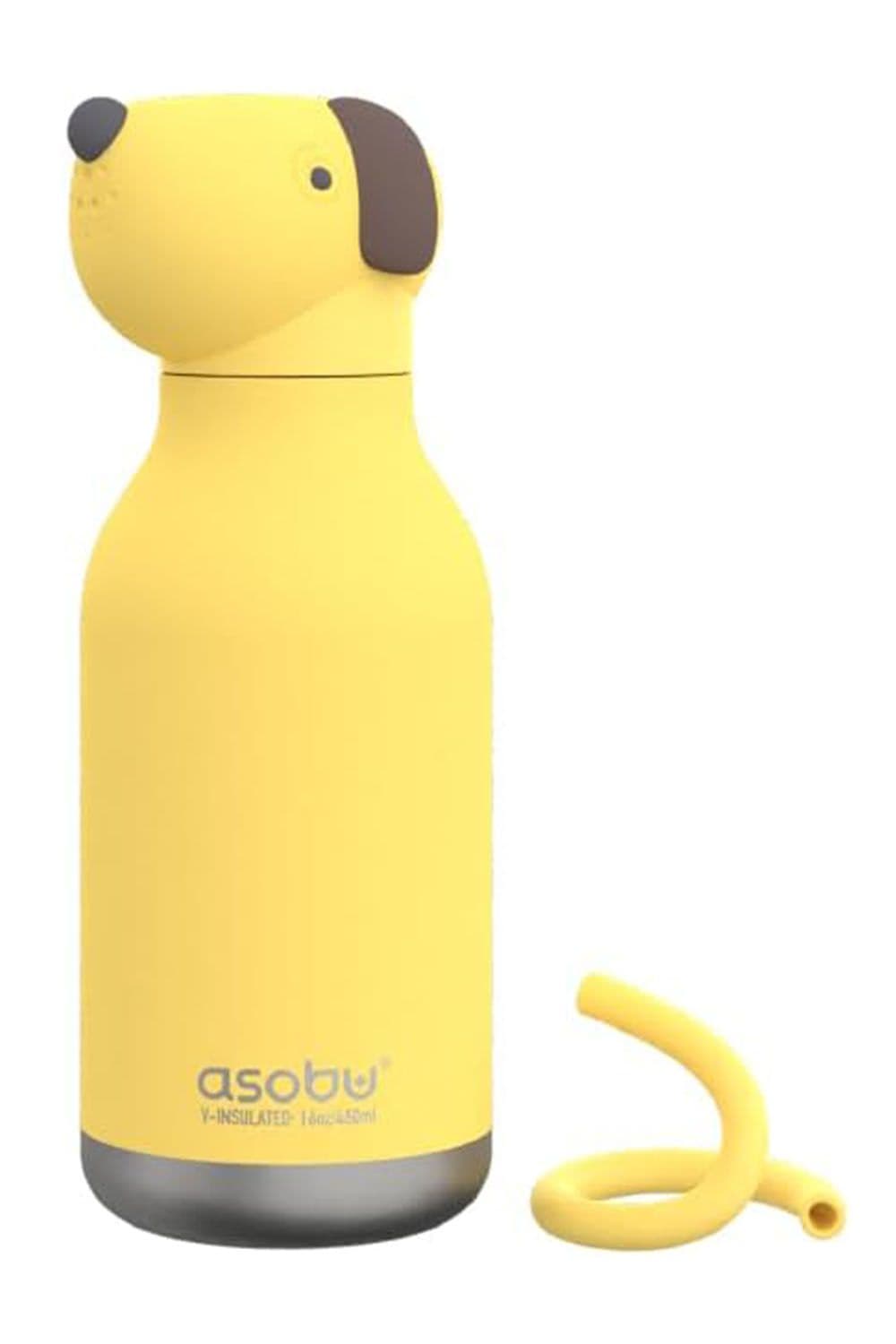Stainless Steel Doggie Bestie Water Bottle Reusable Flexi Straw