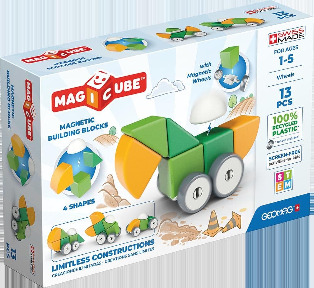 Magicube Recycled Plastic Magnetic Shapes