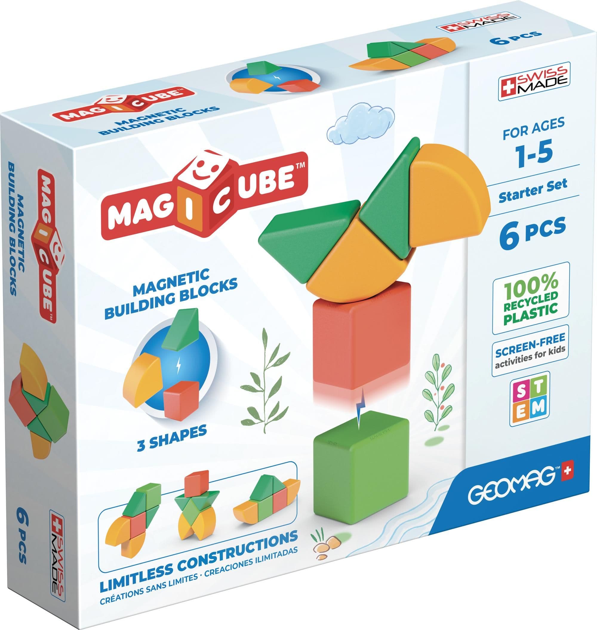 Magicube Magnetic Shapes Starter Set - 6 Pieces