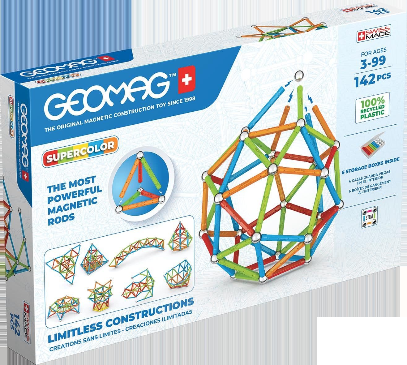 Magnetic Supercolor - 142 Pieces