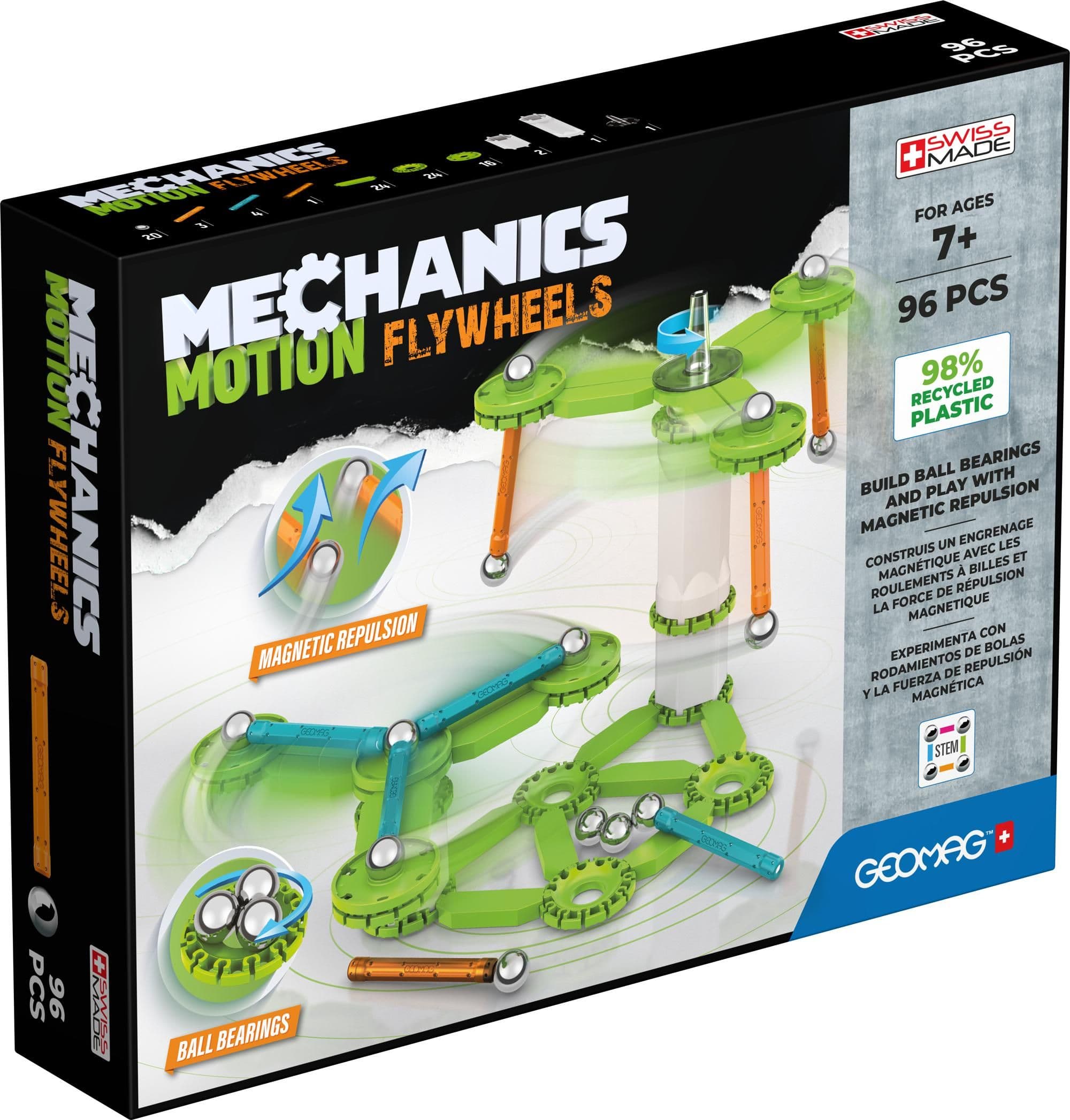 Mechanics Motion Magnetic Flywheels - 96 Pieces
