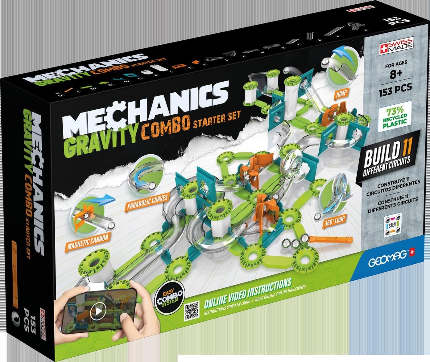 Mechanics Motion Combo Magnetic Starter Set - 153 Pieces